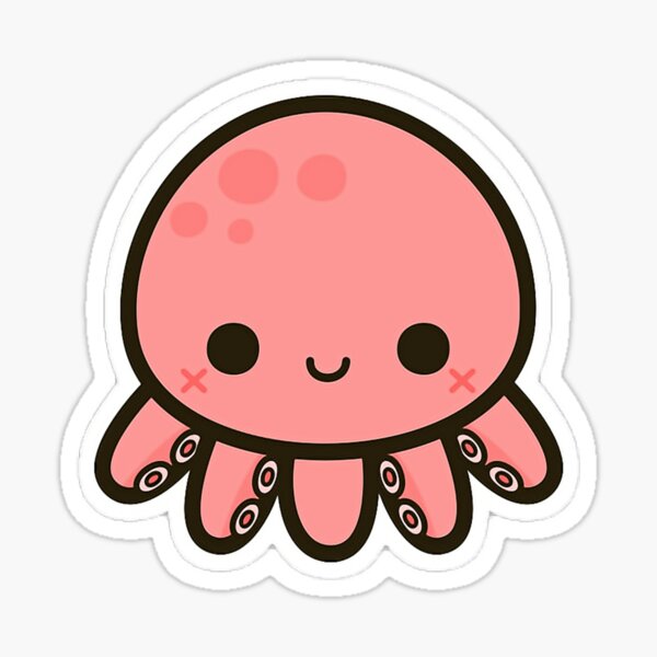 pikaole flapjack octopus Sticker