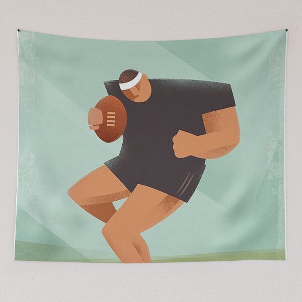 Item preview, Vintage, American Football. RUGBY designed and sold by julieright.