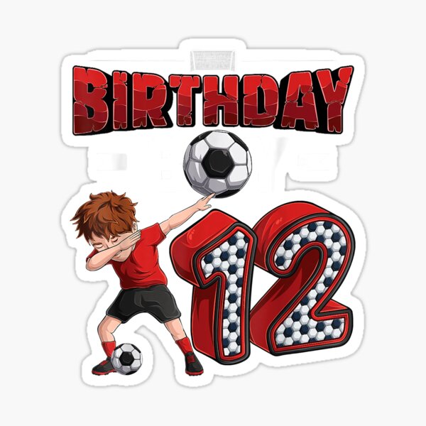 Number 12 (Vintage White) 12th Birthday' Sticker | Spreadshirt