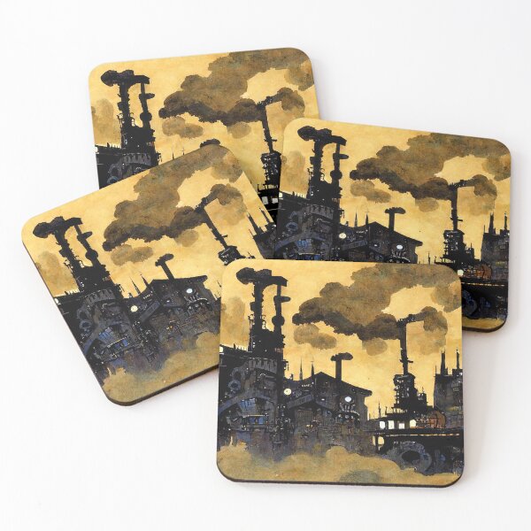 Item preview, A world enveloped in pollution designed and sold by AM FineArtPrints.