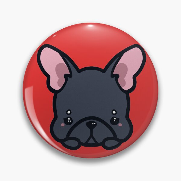 Item preview, Black French bulldog breed kawaii cute adorable designed and sold by · GAMING SOUL ·.