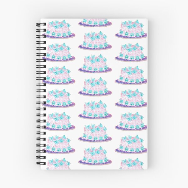 Item preview, Butterfly frosted cake designed and sold by MatsonArtDesign.