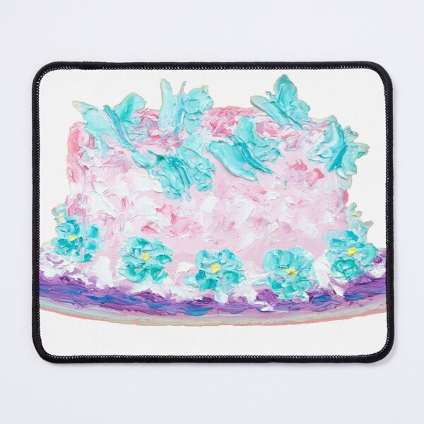 Item preview, Butterfly frosted cake designed and sold by MatsonArtDesign.