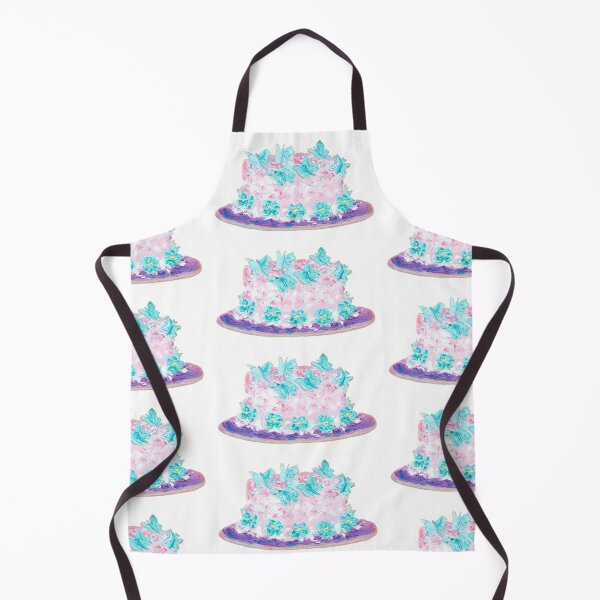 Item preview, Butterfly frosted cake designed and sold by MatsonArtDesign.