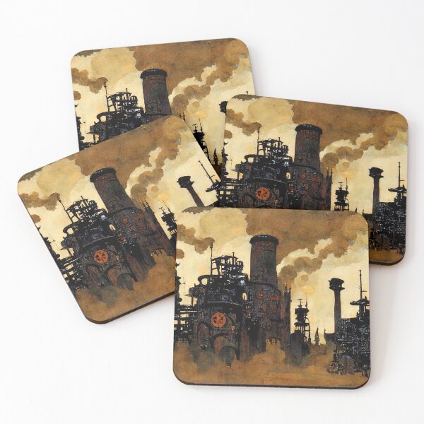 Item preview, A world enveloped in pollution designed and sold by AM FineArtPrints.