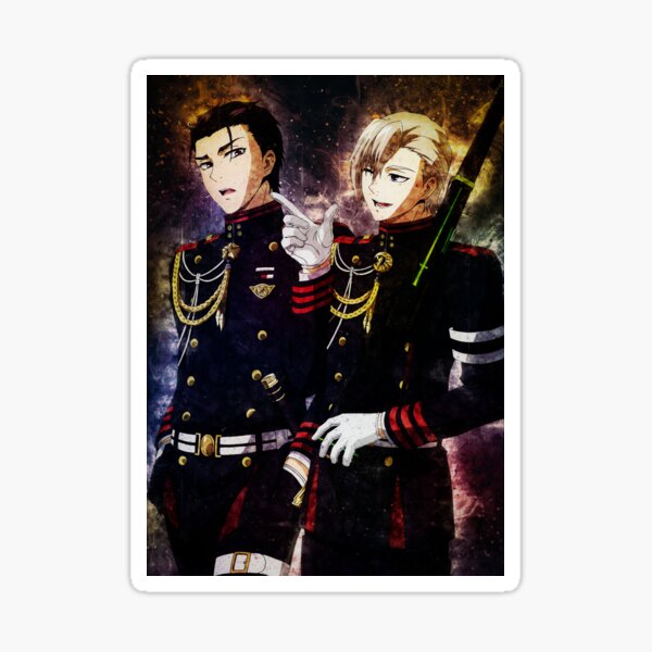 Guren Ichinose Seraph of the end Anime Girl Gift Sticker for Sale by  Spacefoxart