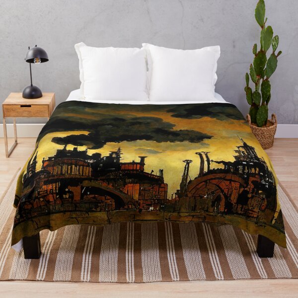 Item preview, A world enveloped in pollution designed and sold by AM FineArtPrints.