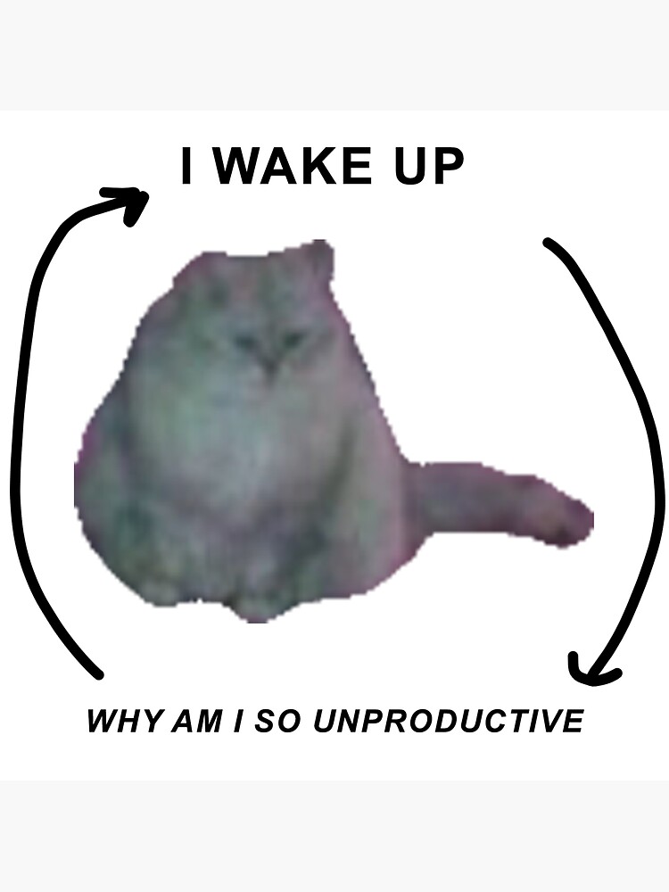 why-am-i-so-unproductive-sticker-for-sale-by-atmosphereburns-redbubble