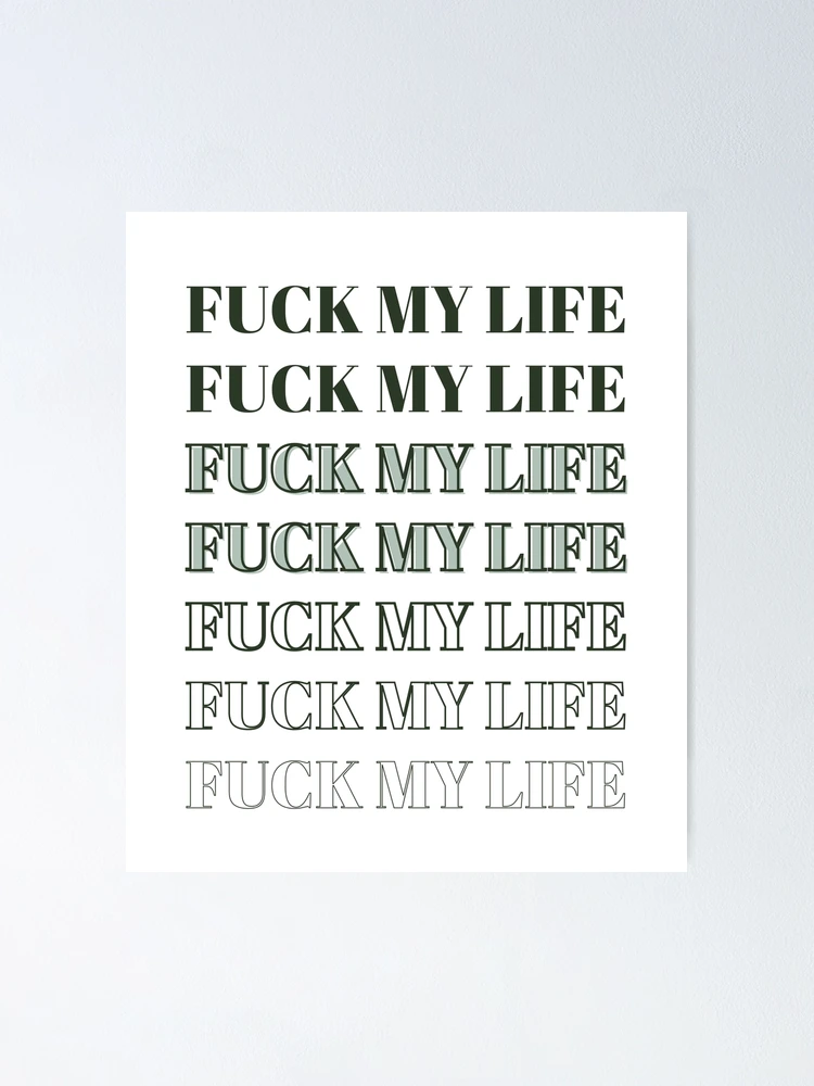 fuck my life flexwitme Mサイズ FUCK MY LIFE & FLEXWITME