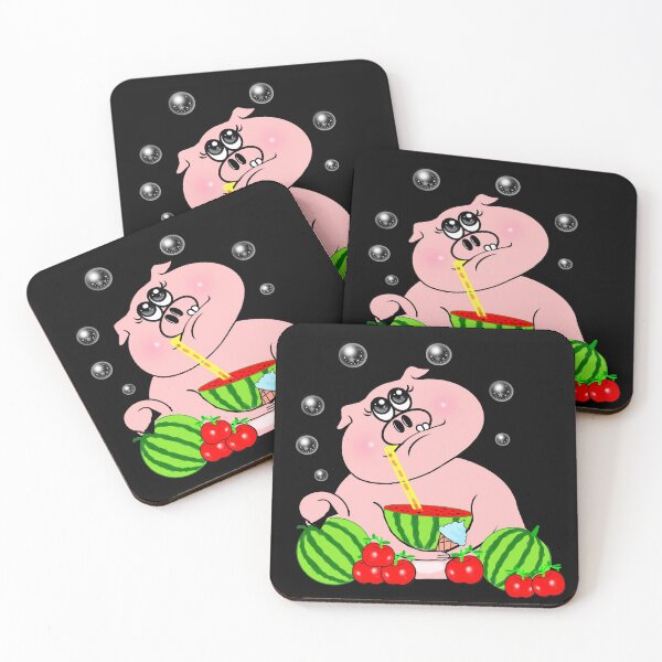Item preview, Happy summer ( Pig )  designed and sold by Shirley cute art .