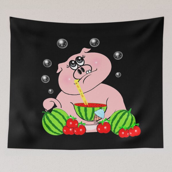 Item preview, Happy summer ( Pig )  designed and sold by Shirley cute art .