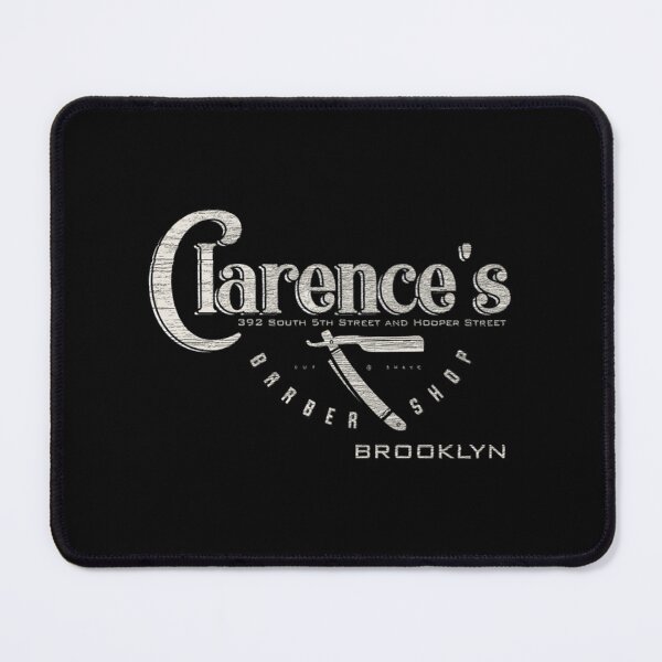 Item preview, Clarence's Barber Shop, wood grain distressed designed and sold by OkumuWarren.