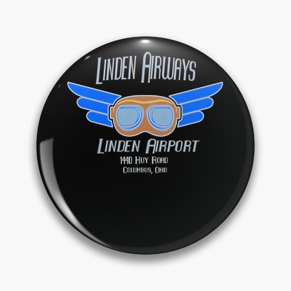Item preview, THE LINDEN AIRWAYS- Wings and Googles Classic designed and sold by LynnePadua.