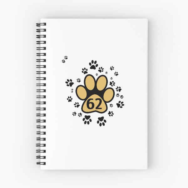 Item preview, 62 - number with animal paws designed and sold by MadandMean.