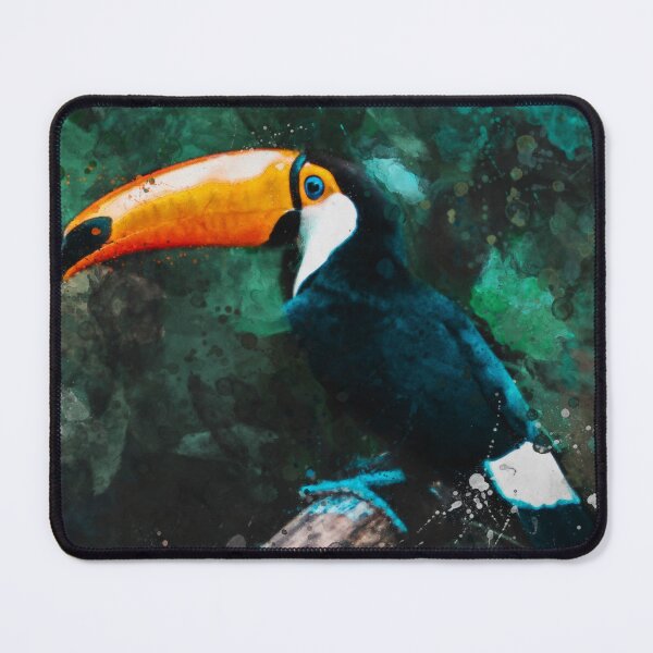 Item preview, Watercolor Toco Toucan Bird Portrait, giant toucan designed and sold by Trendymotion.