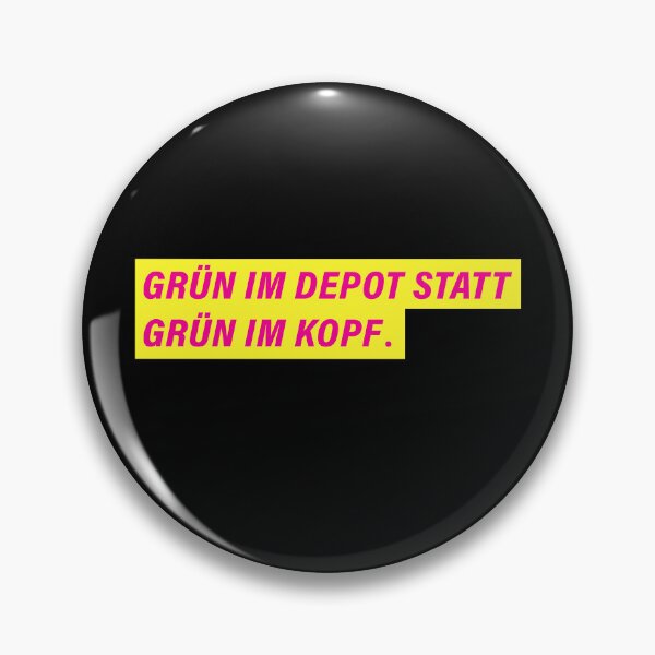 Item preview, GREEN IN THE DEPOT INSTEAD OF GREEN IN THE HEAD | Free Democratic Party design designed and sold by Drecksseite.