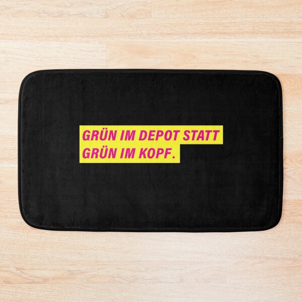 Item preview, GREEN IN THE DEPOT INSTEAD OF GREEN IN THE HEAD | Free Democratic Party design designed and sold by Drecksseite.