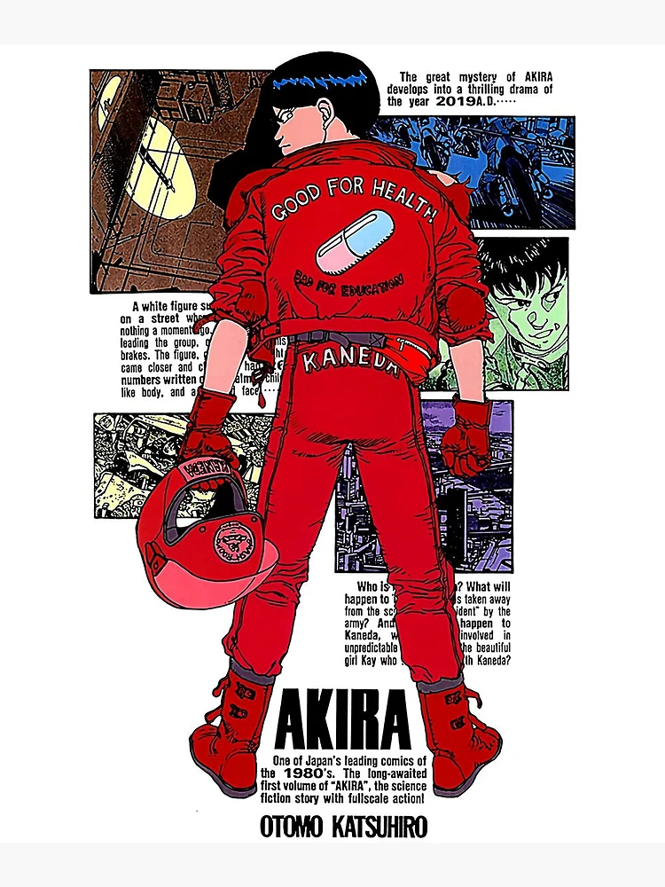 AKIRA OTOMO KATSUHIRO ポスター。 Akira (1988) Katsuhiro Otomo Anime Movie Poster Reprint
