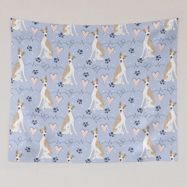 Item preview, LOVE Fawn Brindle Whippet designed and sold by Lulupainting.