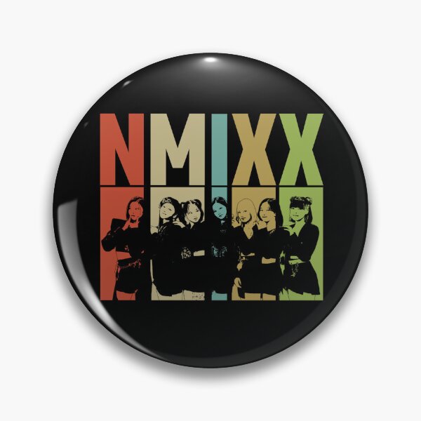 Item preview, NMIXX Colorful Retro silhouette designed and sold by AliffStudio.