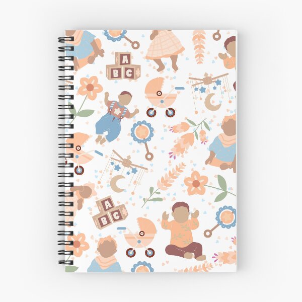 Item preview, Baby Dreamland Pattern (orange) designed and sold by Dorina Larsdotter.