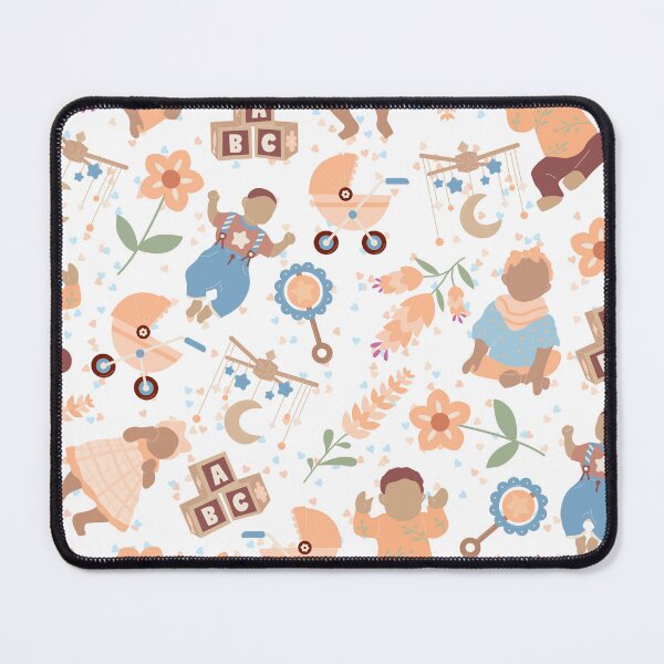 Item preview, Baby Dreamland Pattern (orange) designed and sold by Dorina Larsdotter.