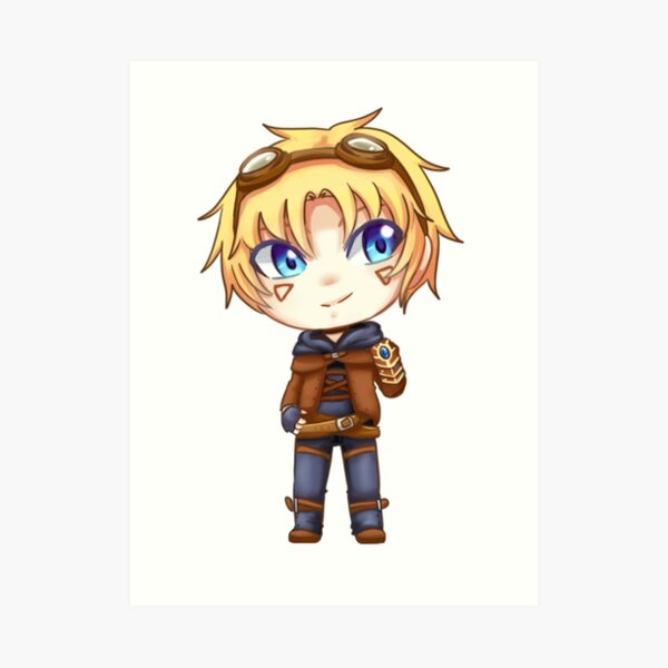 League Of Legends Ezreal Splash Art Art Print By Princedesigns Redbubble