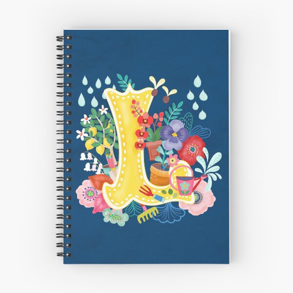 Item preview, Spring Floral Initial Letter-L illustration designed and sold by livillustration.