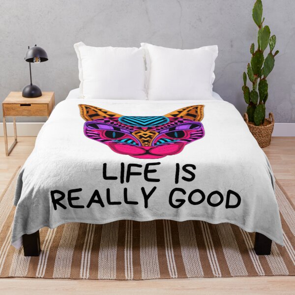 Item preview, Introducing our "Life is better with a cat" t-shirt / sticker. Show off your love for cats with our funny sayings designs. Make a statement that life is truly better with a feline friend by your side. designed and sold by SERGEY OVCHARUK.
