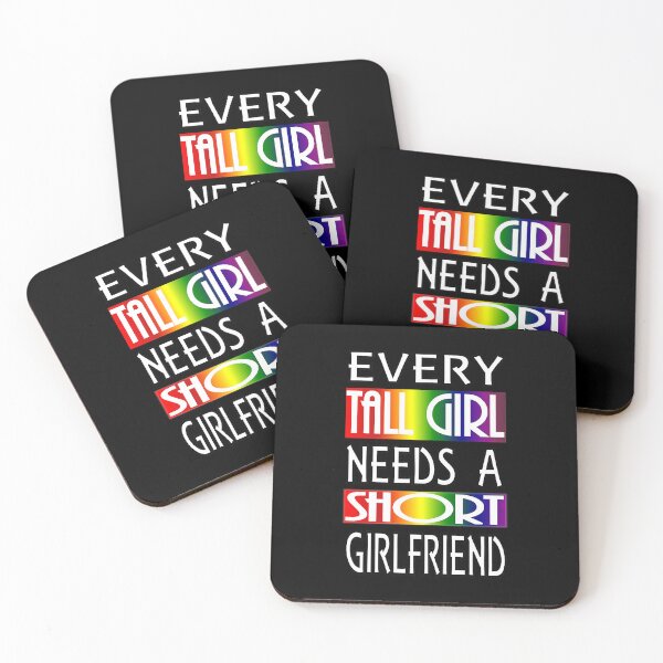 Item preview, Every Tall Girl Need A Short Girlfriend Lesbian Pride LGBTQ Lesbian Couple designed and sold by HaaChris-Artis.