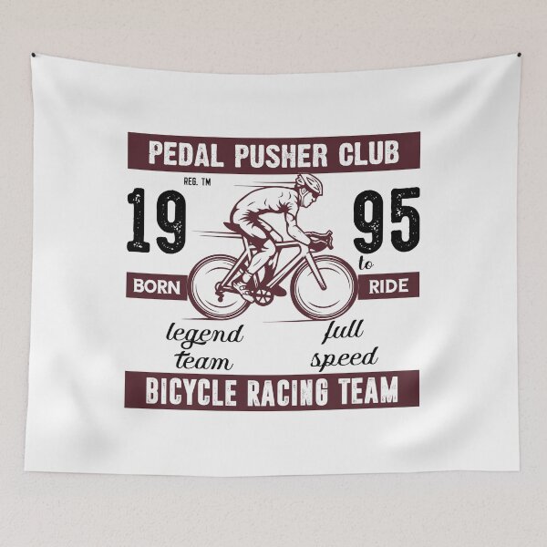 Item preview, Pedal Pusher Club Bicycle Racing Team designed and sold by Sunnyhova.