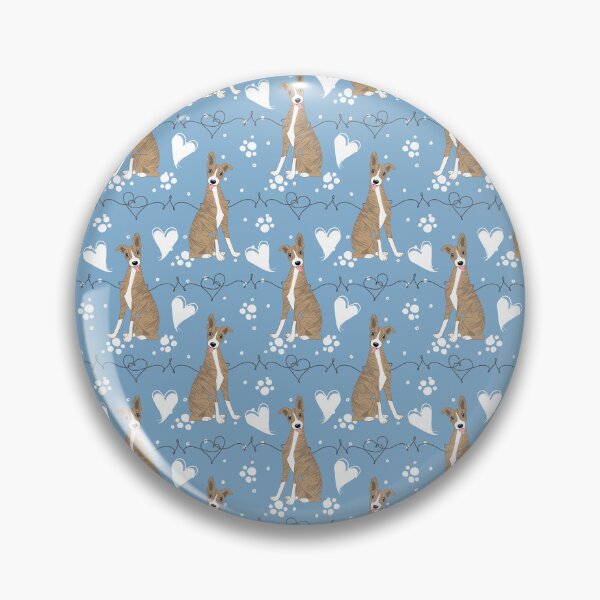 Item preview, LOVE Red Brindle Whippet designed and sold by Lulupainting.