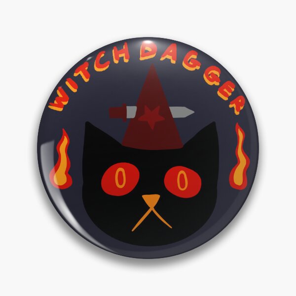 Item preview, Witchdagger pin (blue) designed and sold by Pottsfield-CM.
