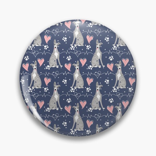 Item preview, LOVE Blue Brindle Whippet designed and sold by Lulupainting.