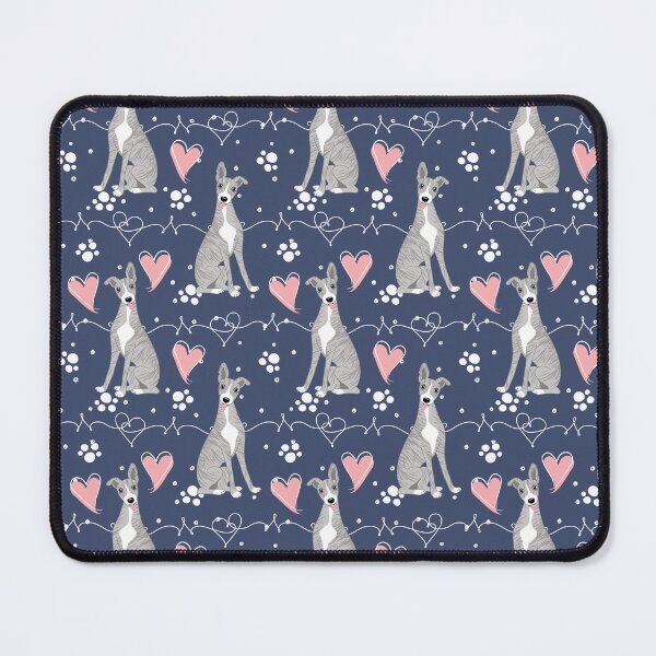 Item preview, LOVE Blue Brindle Whippet designed and sold by Lulupainting.