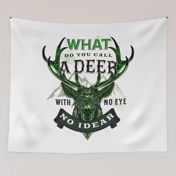 Item preview,  What Do You Call A Deer With No Eye? | Dad Jokes designed and sold by Poonam Shinde.