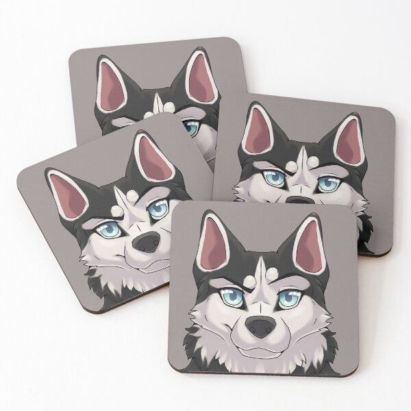 Aperçu de l'œuvre Confiant / expression arrogante Black Husky créée et vendue par Bamsdrawz.