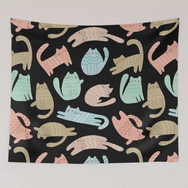 Item preview, cute cats, cats pattern designed and sold by angelescar.