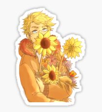 Pegatina kenny mccormick con flores