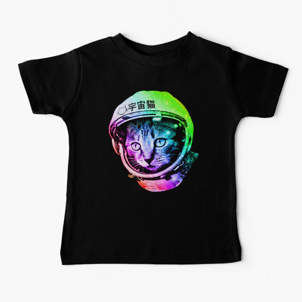 cat in space helmet t shirt