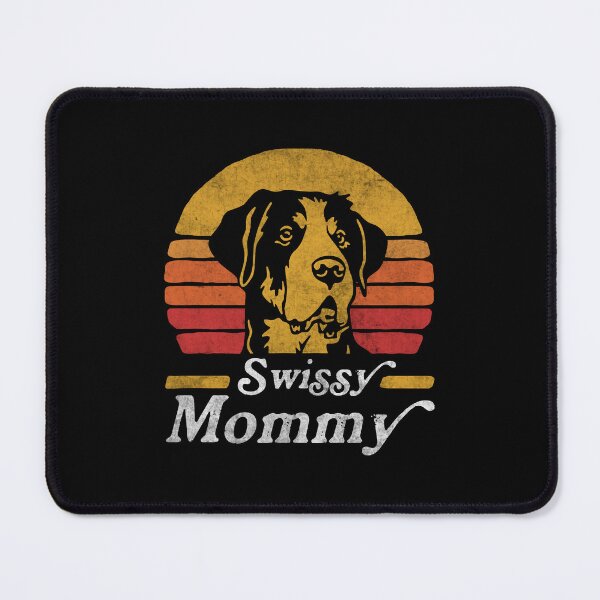 Item preview, Retro Vintage Greater Swiss Mountain Dog Mommy designed and sold by More Cute Dogs.