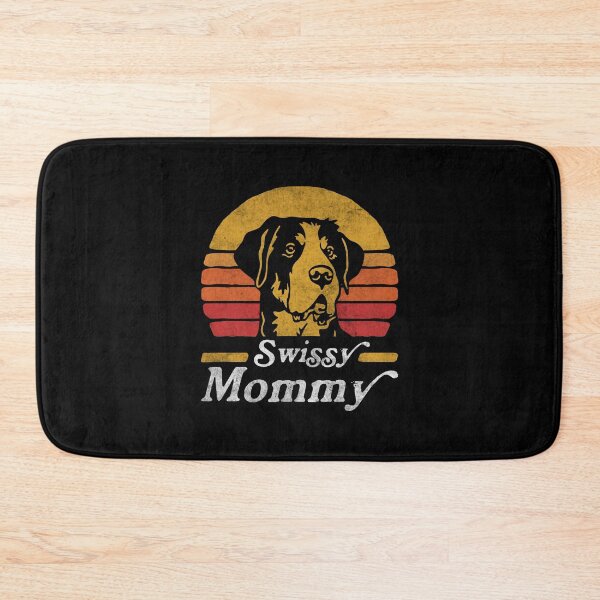 Item preview, Retro Vintage Greater Swiss Mountain Dog Mommy designed and sold by More Cute Dogs.