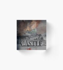 What would you do if the love of your life vanished into thin air? #Castle Acrylic Block