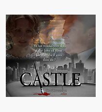 What would you do if the love of your life vanished into thin air? #Castle Photographic Print