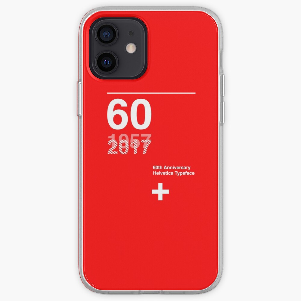 60th Anniversary Helvetica Typeface iPhone Case & Cover