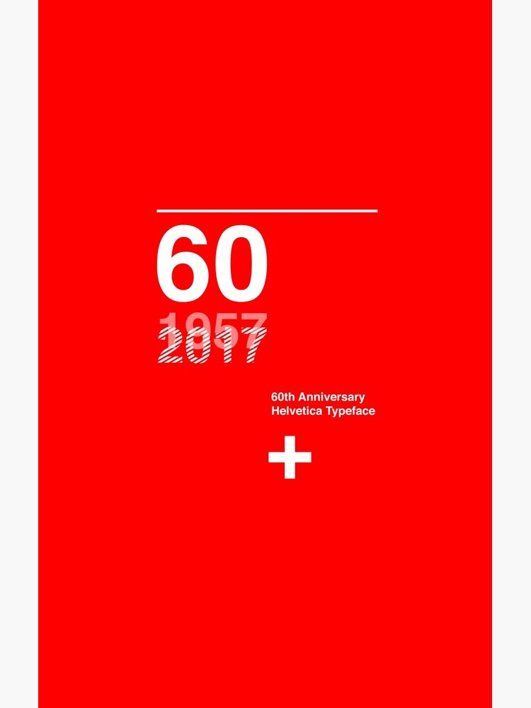 60th Anniversary Helvetica Typeface by sub88
