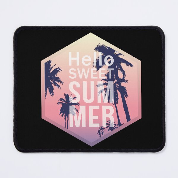 Item preview, Hello Sweet summer Sweet summer with palm tree designed and sold by onzpacesdesign.