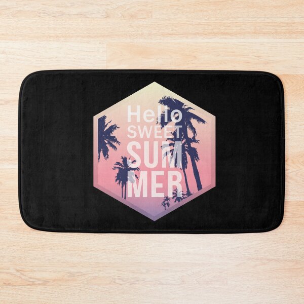 Item preview, Hello Sweet summer Sweet summer with palm tree designed and sold by onzpacesdesign.