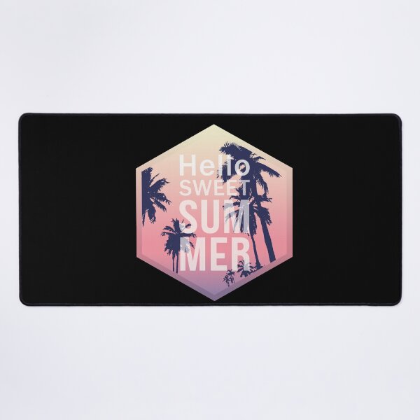 Item preview, Hello Sweet summer Sweet summer with palm tree designed and sold by onzpacesdesign.