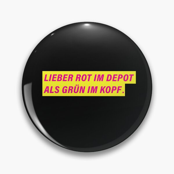 Item preview, BETTER RED IN THE DEPOT THAN GREEN IN THE HEAD | Free Democratic Party design designed and sold by Drecksseite.
